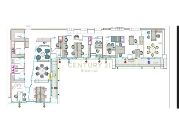 Tirane, shes apartament 1+1 Kati 8, 300 m² (Ambasador 3)