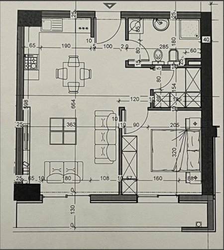 Tirane, shitet apartament 1+1 Kati 5, 70 m² 105.000 € (Kompleksi Golden Park 3, Amerikan 3)