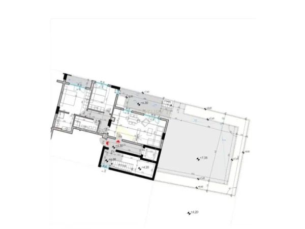 Tirane, shes apartament+verande | Penthouse 2+1+Aneks+Ballkon Kati 1, 268 m² 290.000 € (Kodra e Diellit 2)