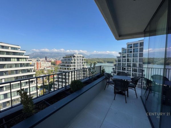 Tirane, jepet me qera apartament 1+1+Aneks+Ballkon Kati 12, 104 m² 1.500 € (Lake view)