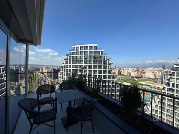 Tirane, jap me qera apartament 1+1+Aneks+Ballkon Kati 12, 104 m² 1.500 € (Lake view)