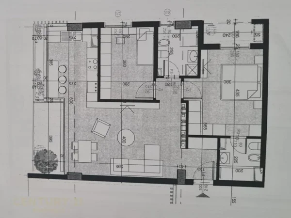 Tirane, shes apartament 2+1+Aneks+Ballkon Kati 4, 120 m² 300.000 € (Liqeni i thate)