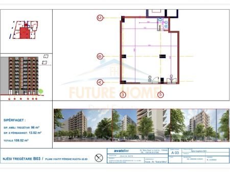 Tirane, shitet ambjent biznesi Kati 0, 110 m² 450.000 Euro (Unaza E Re)