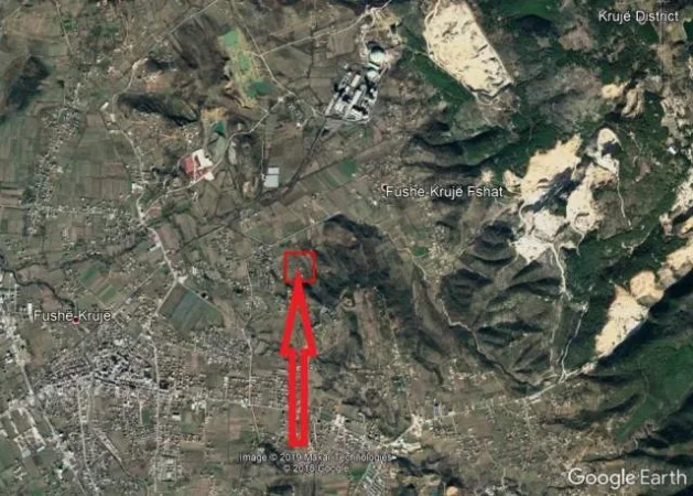 Fushe Kruje, Shitet Toke Are 3.750 m², Cmimi Fillestar 1.728.000 Leke