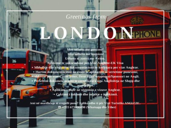 Aplikime te suksesshme per Vize Angleze-UK Visit Visa