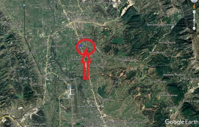 Kruje, Shiten 2 Toka Are me siperfaqe 7,172 m² & 2,249 m², (Larushk)