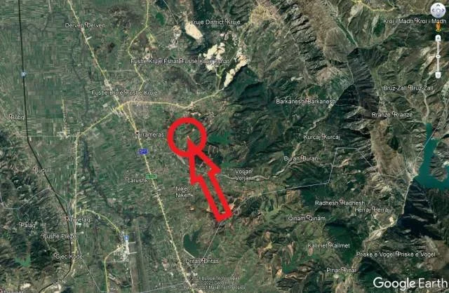 Kruje, Shitet Toke Are me siperfaqe 9.750 m², Cmimi Referues 3,000,000 Leke (Halil)