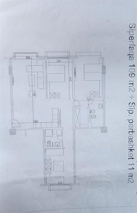 Durres, shitet apartament 2+1 Kati 4, 120 m² 125.000 € 