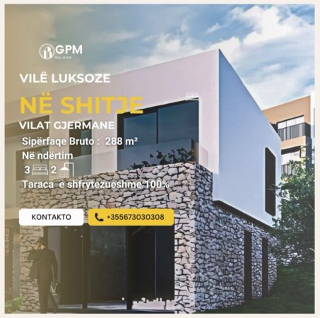 Tirane, shitet Vile 3+1 Kati 3, 288 m² (Vilat Gjermane)