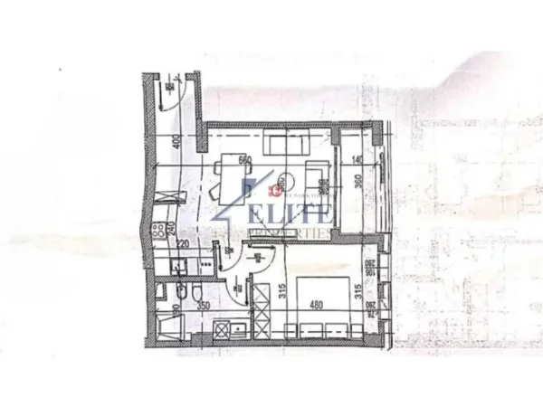 Tirane, shitet apartament 1+1+Ballkon Kati 9, 84 m² 126.105 € (Riverside Residence)