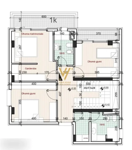 Tirane, shitet Vile 3+1+Ballkon Kati 0, 287 m² 760.000 € (RRUGA E ELBASANIT)