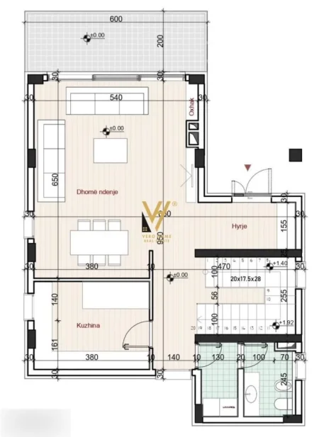 Tirane, shitet Vile 3+1+Ballkon Kati 0, 287 m² 760.000 € (RRUGA E ELBASANIT)
