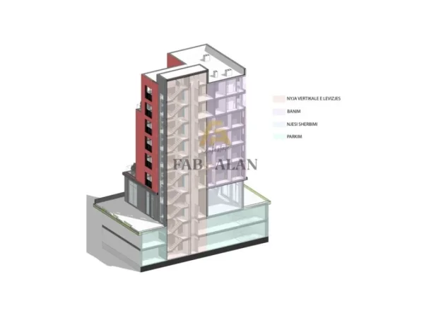 Tirane, shitet apartament 1+1 Kati 2, 64 m² 96.000 € (Don Bosko)