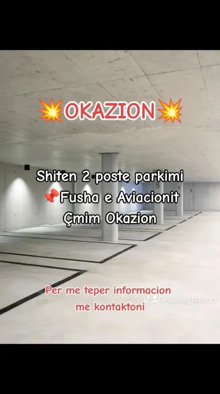 Tirane, shitet apartament 1+1 Kati -2, 147 m² 33.000 € (Fusha e Aviacionit)