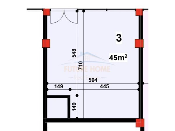 Tirane, jepet me qera ambjent biznesi Kati 0, 45 m² 450 € (don bosko)