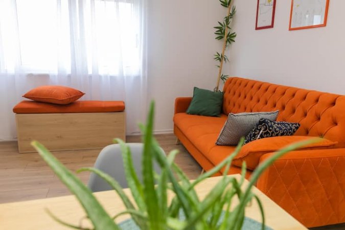 Tirane, jepet me qera apartament 1+1+Ballkon Kati 5, 60 m² 580 € (Rruga e Dibres)