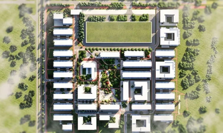 Tirane, shitet apartament 1+1 Kati 4, 53 m² 62.010 € (Univers City)
