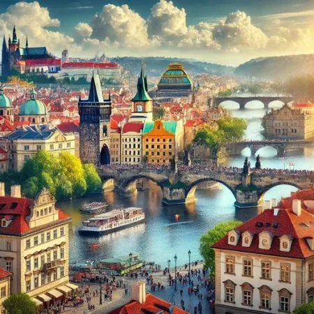 Udhetim me avion ne PRAGE , 4 dite e 3 nete.