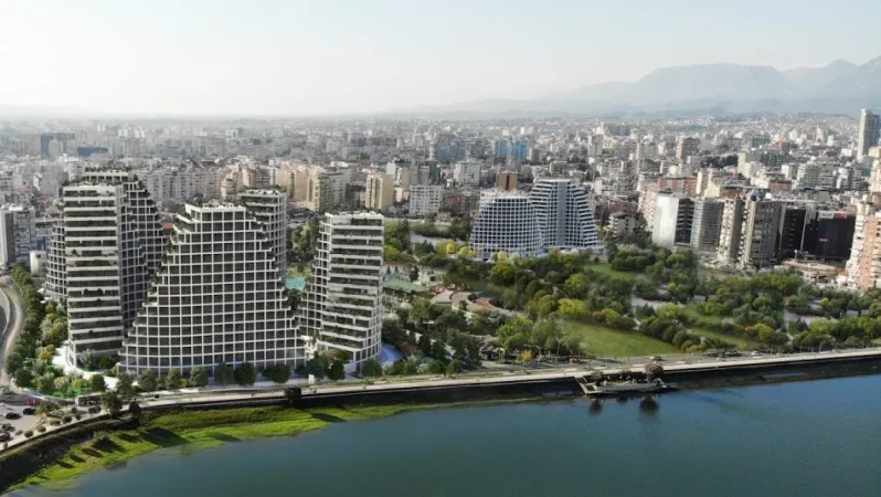 Tirane, shitet apartament 2+1+Ballkon Kati 10, 126 m² (Lake View Residence)