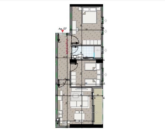 Apartamente 2+1 per shitje tek Univers City me cmim kleringu