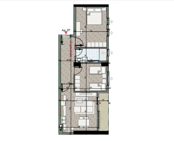 Apartamente 2+1 per shitje tek Univers City me cmim kleringu