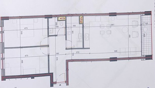 Shqiperi, shitet apartament 2+1+Aneks+Ballkon Kati 7, 113 m² 106.000 € (shkoze)
