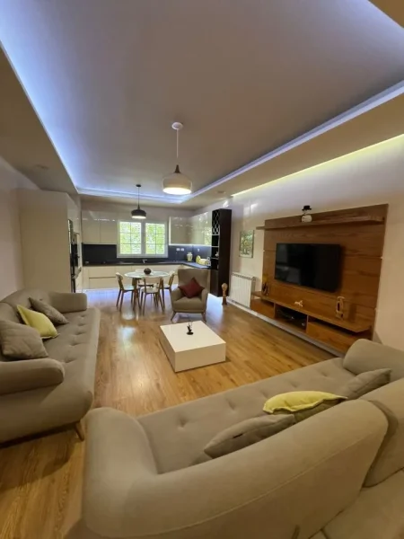 Tirane, jepet me qera apartament 2+1+2 Ballkone Kati 2, prane spitalit Nene Tereza