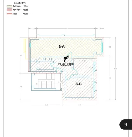 Tirane, jepet me qera zyre Kati 0, 95 m² 750 € (21 DHJETORI)