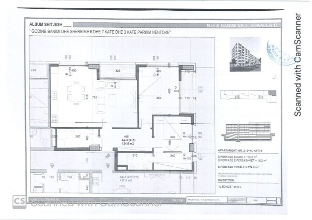 Tirane, shitet apartament 1+1 Kati 9, 65 m² 137.970 € (Bulevardi i Ri)