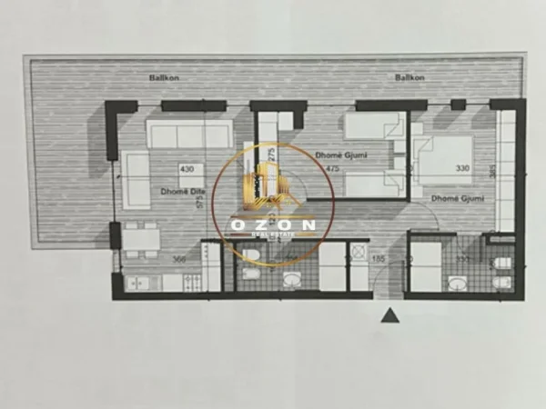 Apartament 2+1+2 për shitje tek Univers City, Pranë QTU-së!