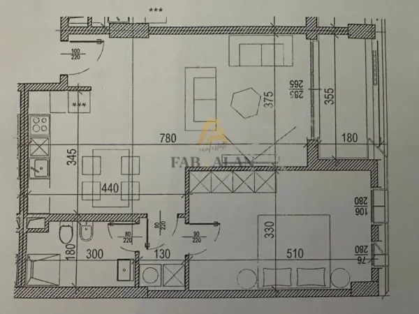 Tirane, shitet apartament 1+1 Kati 4, 89 m² 142.000 € (Rruga Javer Malo)