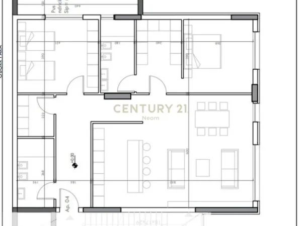 Tirane, shes apartament 2+1+Aneks+Ballkon Kati 0, 159 m² (BLIN RESIDENCE Tirana, Albania)