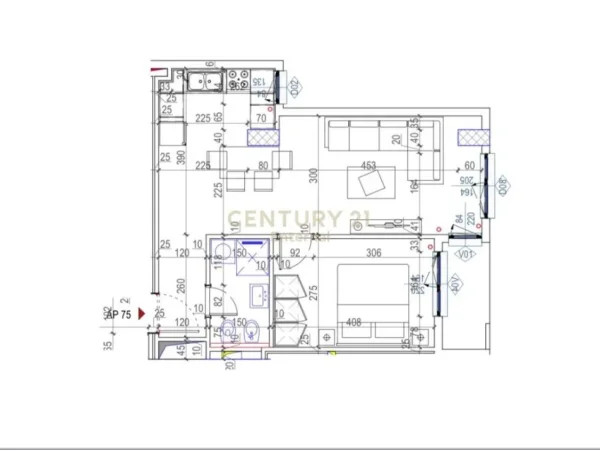 Tirane, shes apartament 1+1+Aneks+Ballkon Kati 7, 67 m² 165.000 € (Komuna e Parisit)