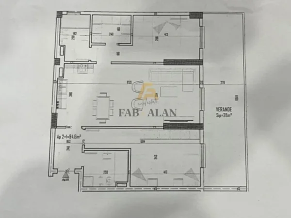 Tirane, shitet apartament 2+1 Kati 1, 110 m² 105.300 € (Kamez)