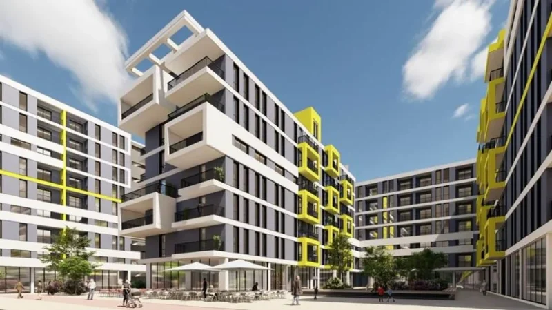 Tirane, shitet 2+1 Kati 8, 105 m² 105.000 € (Univers City)