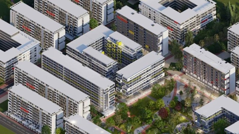 Tirane, shitet 2+1 Kati 8, 105 m² 105.000 € (Univers City)