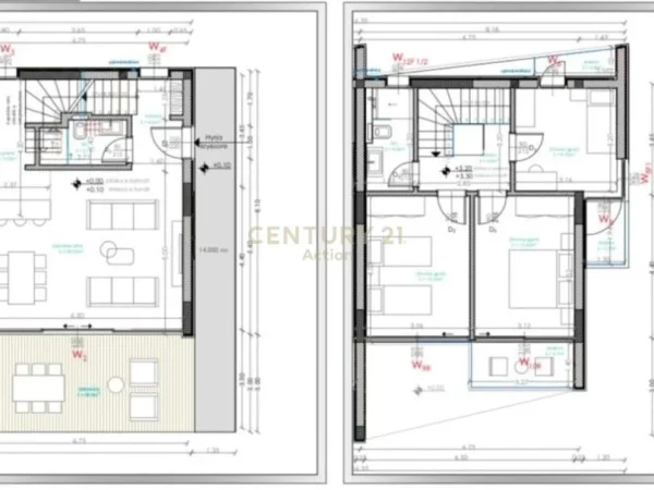 Dhermi - Palase, shes Vile 2 Katshe Kati 2, 227 m² (RESIDENCA OLEA",DHERM)