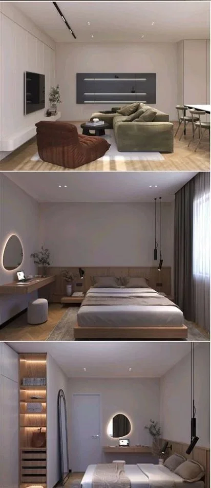 Tirane, jepet me qera apartament 2+1+Ballkon Kati 8, 105 m² 800 € (rruga e kavajes)