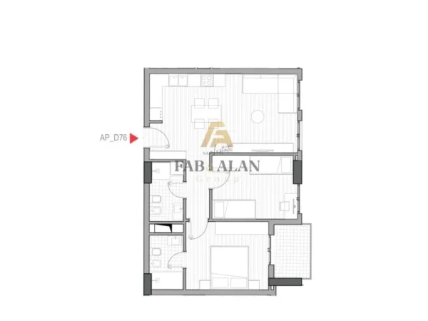 Tirane, shitet apartament 2+1+2 Kati 7, 90 m² 125.600 € (5 maji)
