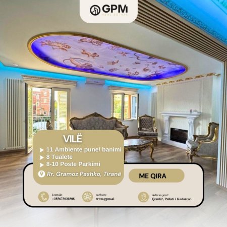 Tirane, jepet me qera Vile , 900 m² 10.000 €