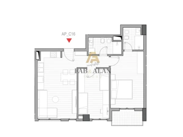 Tirane, shitet apartament 2+1+2 Kati 1, 92 m² 128.900 € (5 maji)