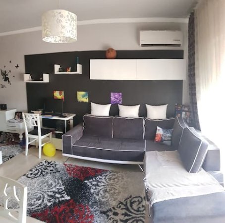 Apartament 1+1 ne shitje, Don Bosko, prane kompleksit Vizion Plus ne Tirane✔️  🏢Pallat me ashensor, kati i V i nje pallati prej 10- kate (sh)