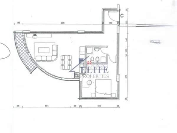 Tirane, shitet apartament 1+1+Ballkon Kati 8, 76 m² 147.000 € (Zogu i Zi)