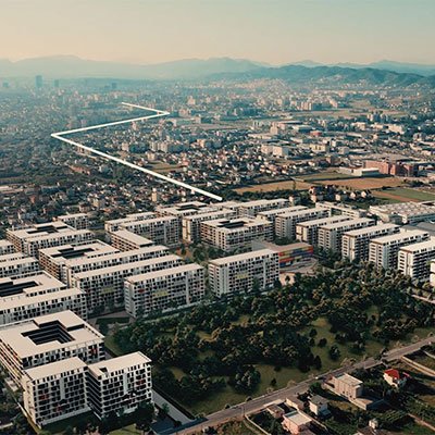 Tirane, shitet apartament 2+1 Kati 0, 94 m² (Universe City)