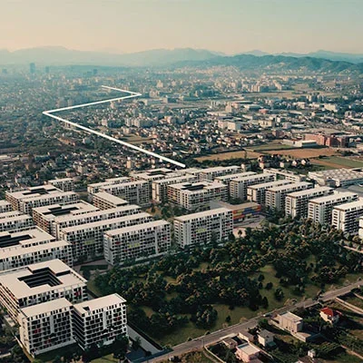 Tirane, shitet apartament 2+1 Kati 0, 94 m² (Universe City)