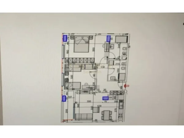 Tirane, shes apartament 2+1+Aneks+Ballkon Kati 5, 101 m² 152.000 € (Oasis Residence)