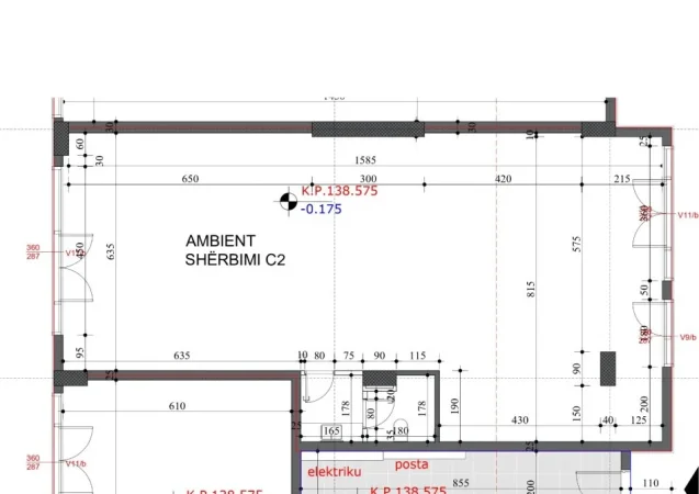 Tirane, jepet me qera ambjent biznesi Kati 0, 131 m² 2.000 € (QSUT)