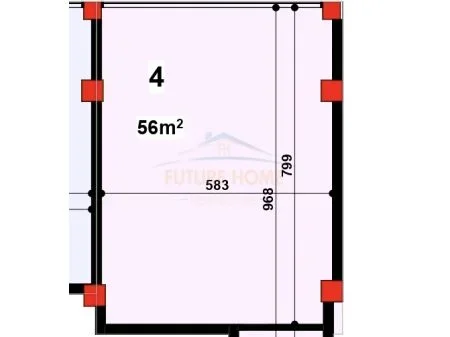Tirane, jepet me qera ambjent biznesi Kati 0, 56 m² 560 € (Don Bosko)