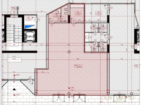 Tirane, jepet me qera ambjent biznesi Kati 0, 130 m² 5.000 € (RRuga e Kosovarve)