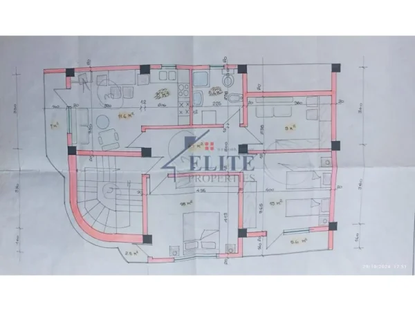 Tirane, shitet apartament 2+1 Kati 2, 110 m² 165.000 € (Ali Demi)